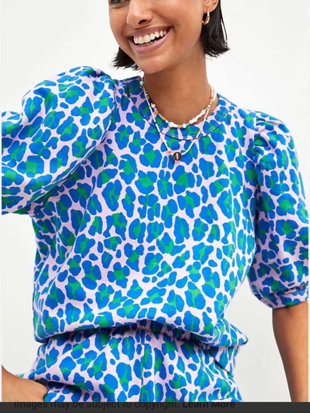 Clare V Puff Sleeve Sweatshirt